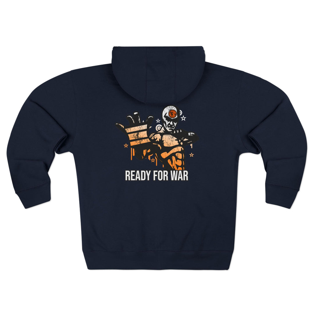 GRIP MASTER MAC ORANGE WHITE FADE/READY FOR WAR ZIP UP