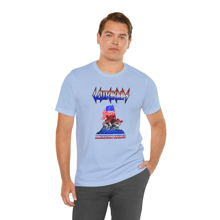CG PATRIOT FREEDOM SHIRT RED WHITE BLUE FADE /AMERICAN SAVAGE