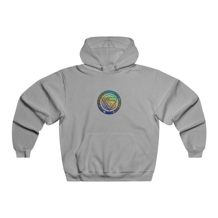 SKULLATOR-BLUE ORANGE AQUA FADE/AMERICAN SAVAGE