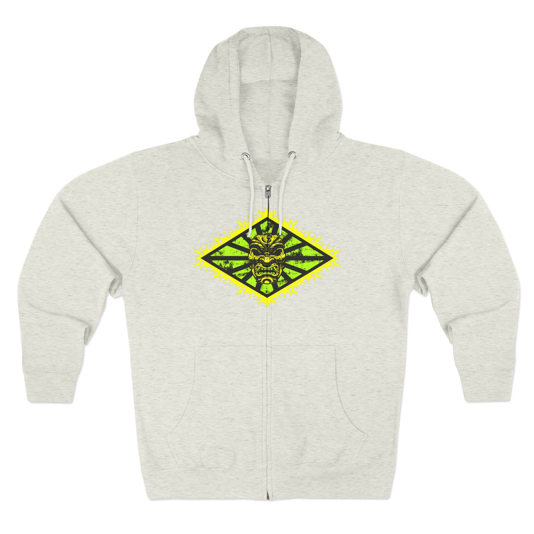 CG YELLOW LIME  ENTER THE MAC/CONQUER ZIP UP