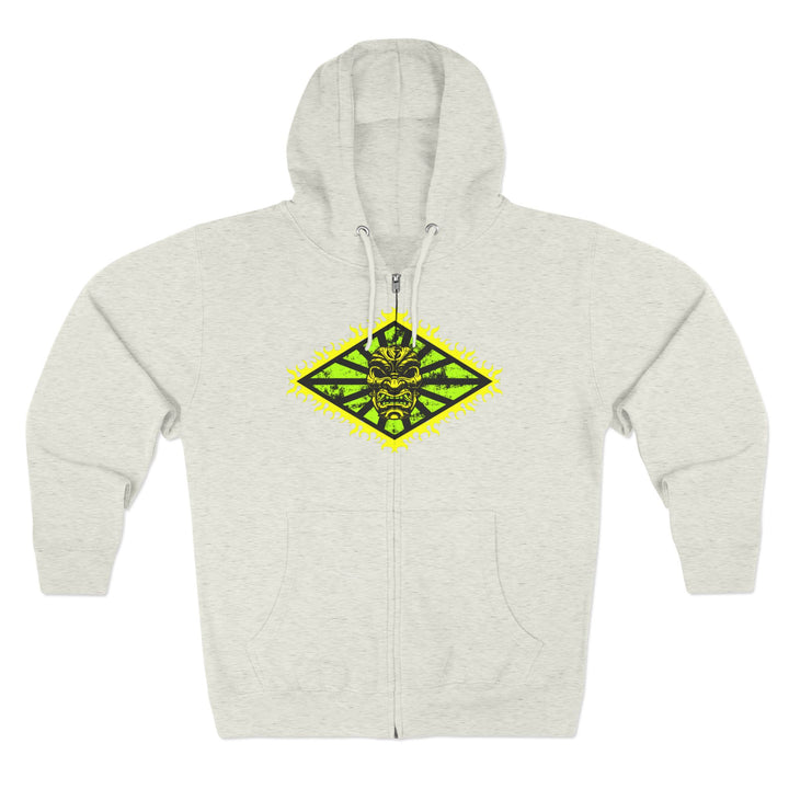 CG YELLOW LIME  ENTER THE MAC/CONQUER ZIP UP