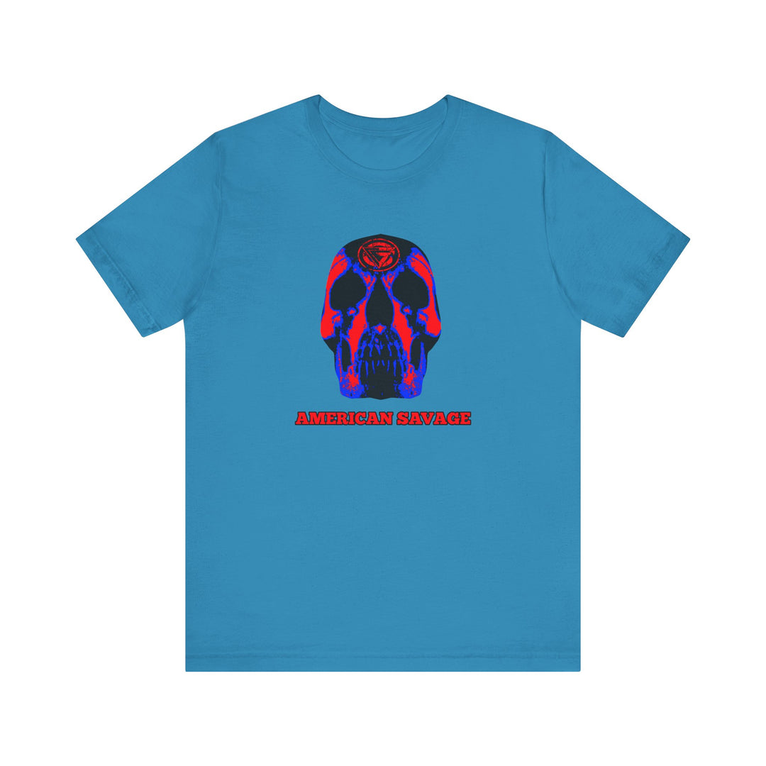 SKULLATOR RED BLUE /AMERICAN SAVAGE