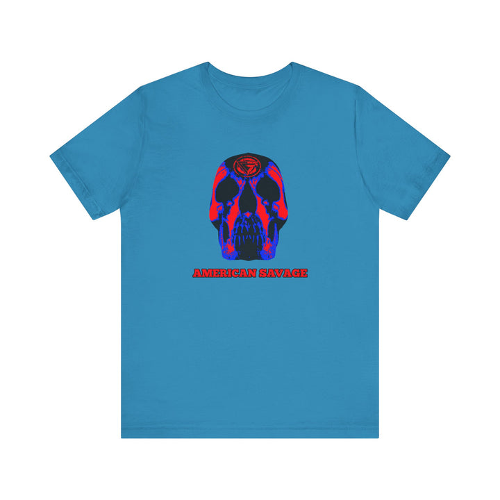 SKULLATOR RED BLUE /AMERICAN SAVAGE
