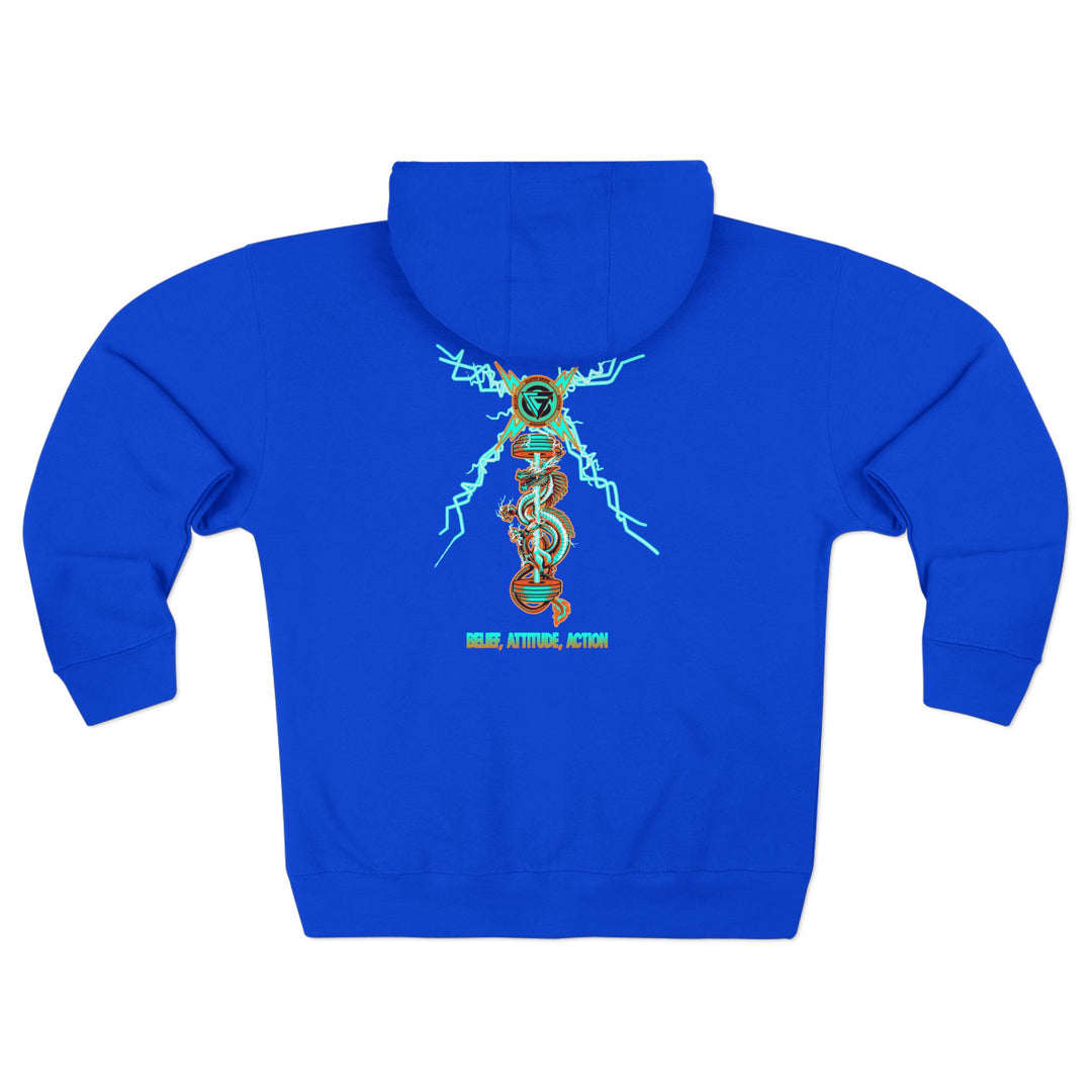CG DRAGON BELLE LIGHTNING/DIAMOND MIAMI COLORS /BELIEF ATTITUDE ACTION ZIP UP