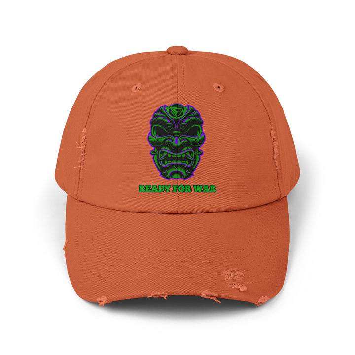 CG SAMURAI MASK PURPLE GREEN /READY FOR WAR CAP