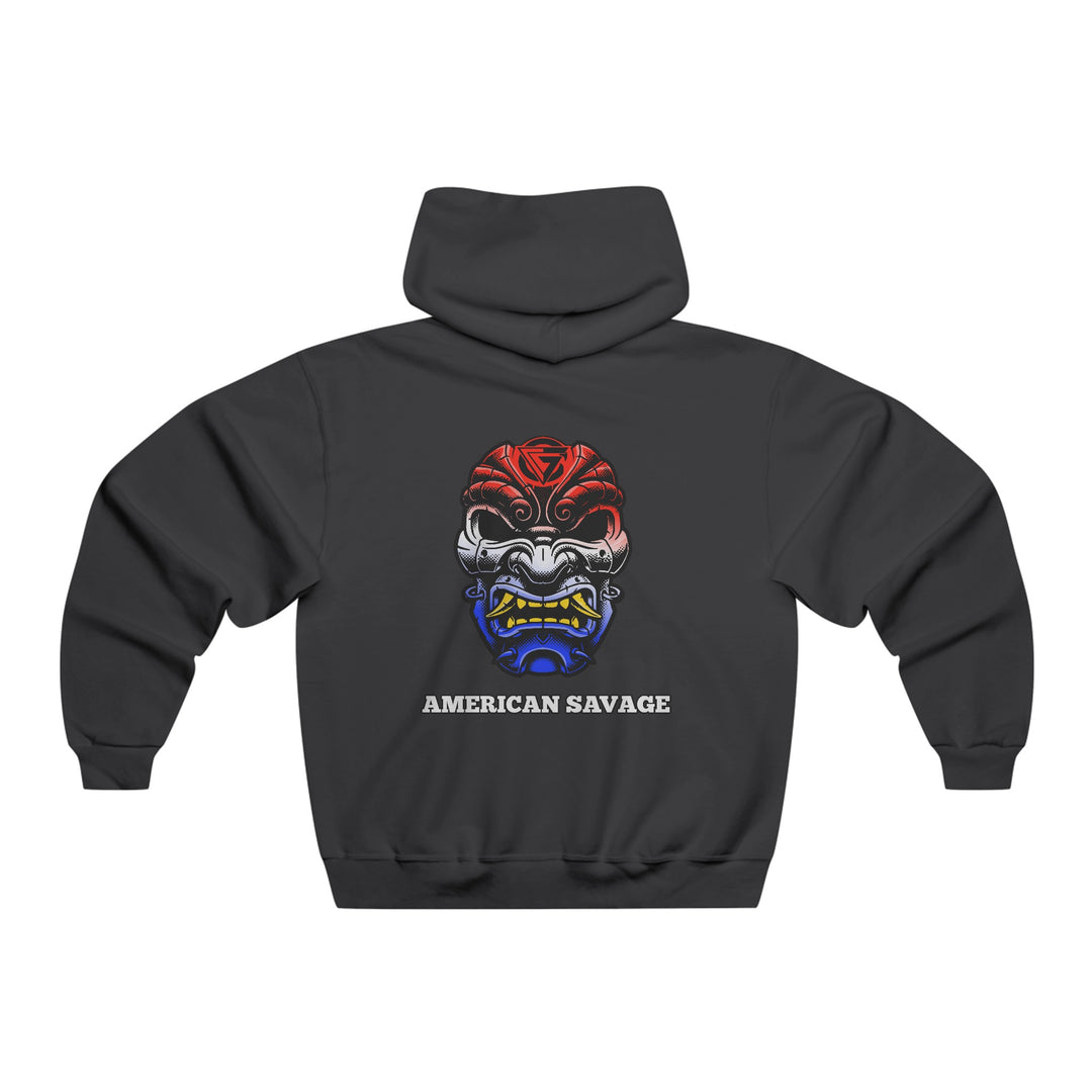 SAMURAI-MASK RED WHITE BLUE /AMERICAN SAVAGE