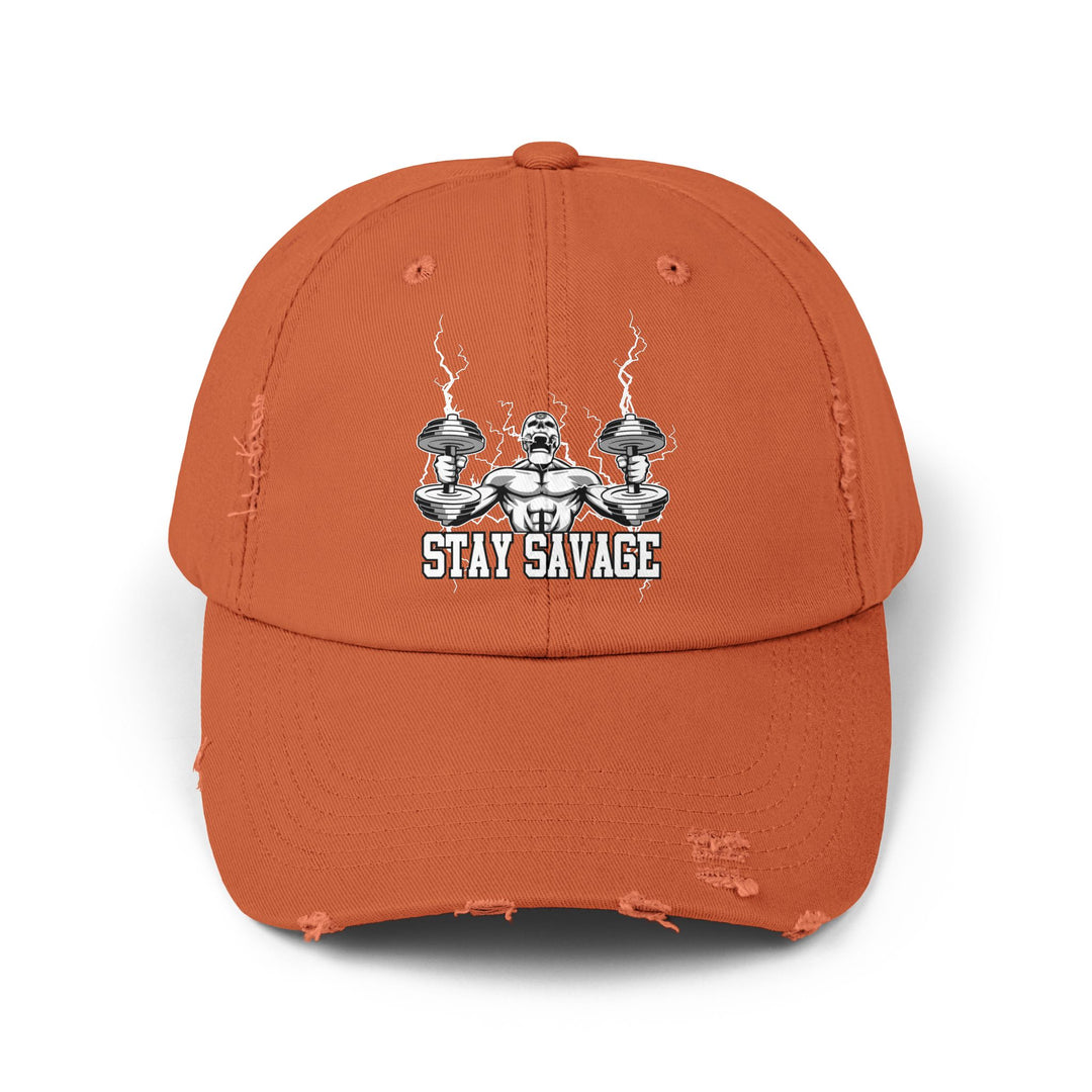 RIDE THE LIGHTNING WHITE /STAY SAVAGE CAP