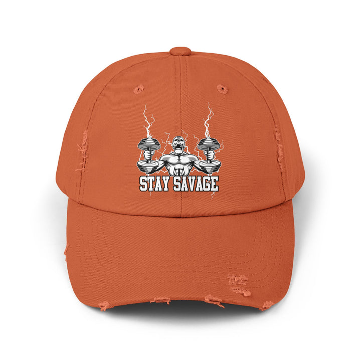 RIDE THE LIGHTNING WHITE /STAY SAVAGE CAP
