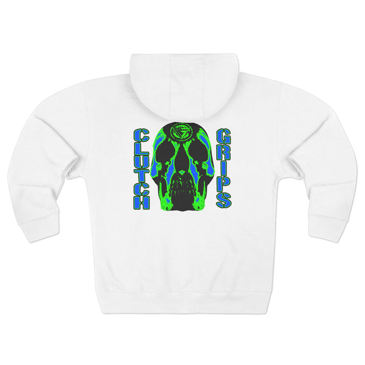 CG SKULLATOR BLUE GREEN /CLUTCHGRIPS ZIP UP