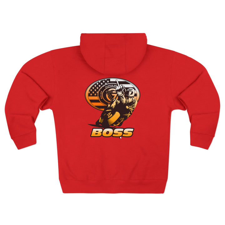 EZ RIDER ORANGE WHITE FADE /BOSS ZIP UP