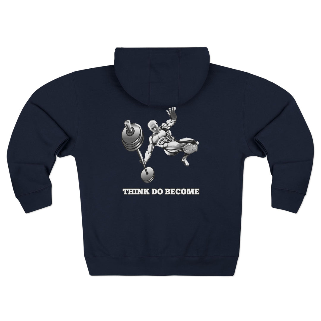 CG MAC JUMP WHITE /THINK DO BECOME ZIP UP