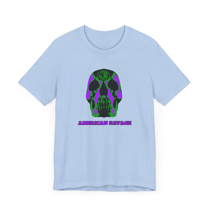 SKULLATOR PURPLE GREEN  /AMERICAN SAVAGE