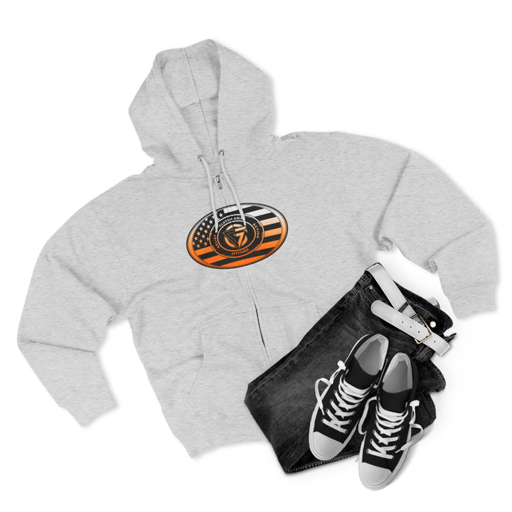 CG LIFT KICK ORANGE WHITE FADE/WELCOME TO THE JUNGLE ZIP UP
