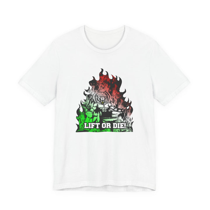 CG MAC CHAIR FLAME RED WHITE GREEN FADE/LIFT OR DIE