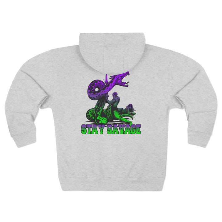 CG SERPENT SLAYER PURPLE GREEN /STAY SAVAGE ZIP UP