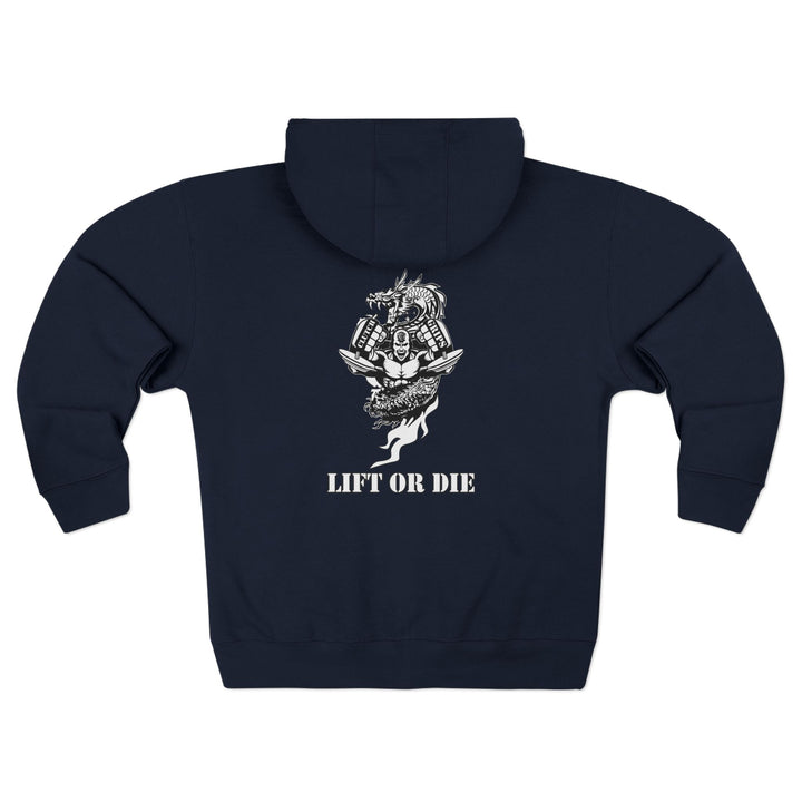 CG DRAGON MAC SNAP BLACK WHITE /LIFT OR DIE ZIP UP