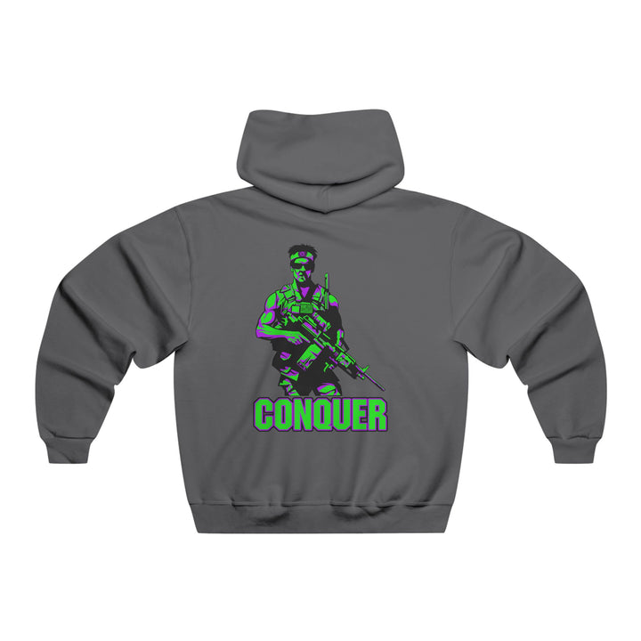 CG  NAVY SEAL TRIBUTE  RIP PURPLE GREEN /CONQUER ZIP UP