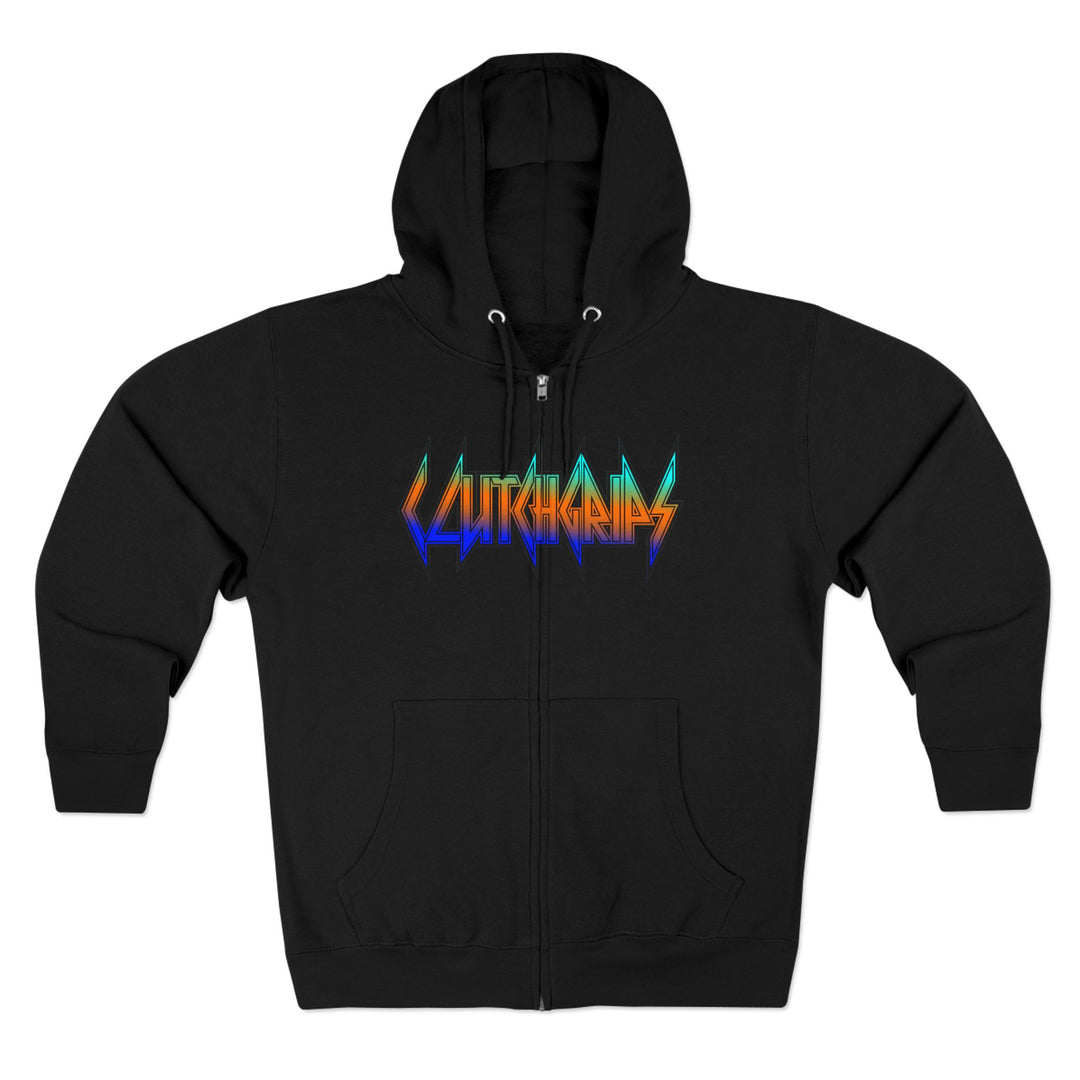 CG SERPENT SLAYER BLUE ORANGE AQUA /DONT BE A BITCH ZIP UP