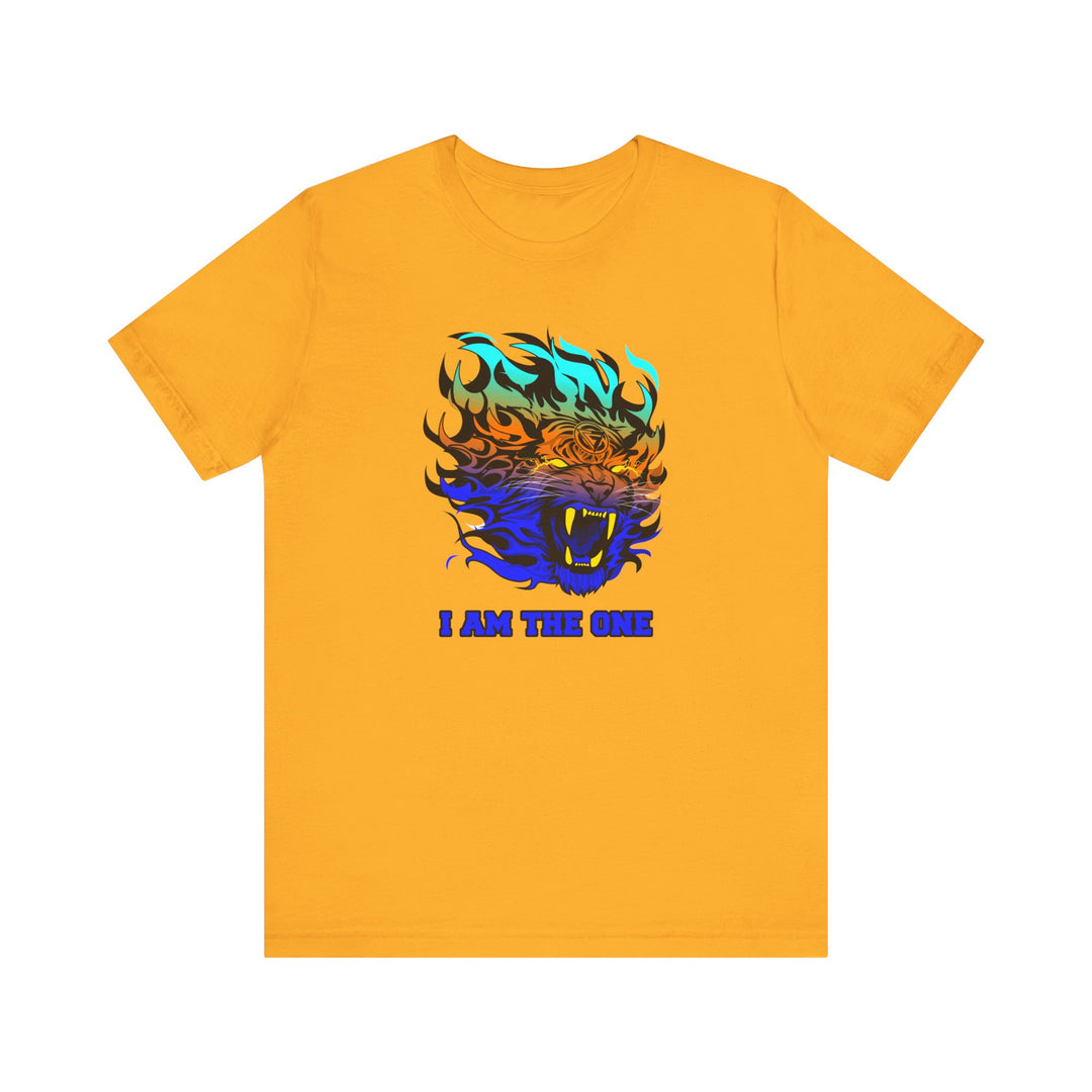 TIGER FLAME BLUE ORANGE AQUA FADE/I AM THE ONE