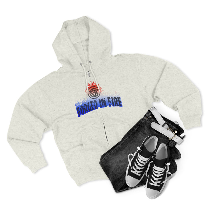 CG AMERICAN WARRIORS RED WHITE BLUE FADE /AMERICAN SAVAGE ZIP UP