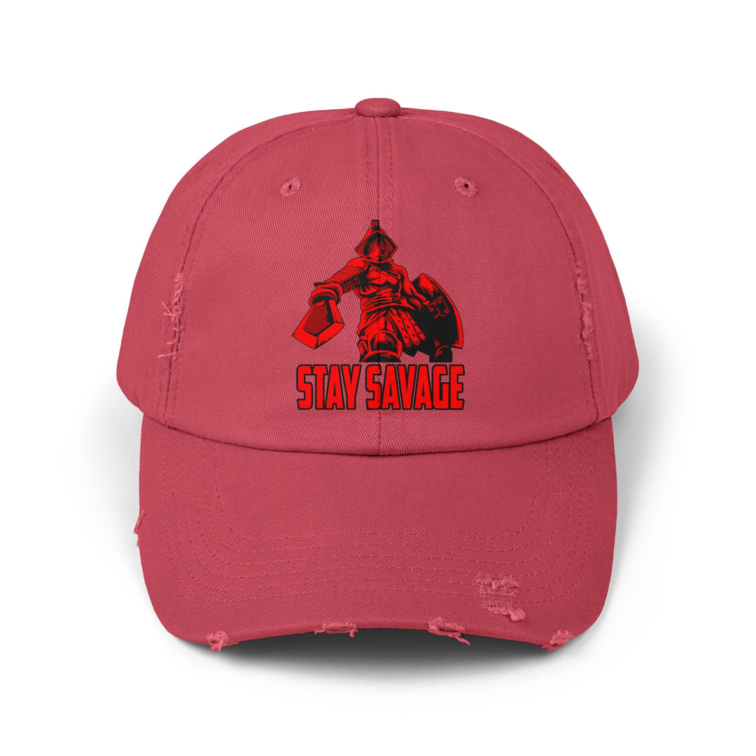 MAC THE EXECUTIONER RED/STAY SAVAGE CAP