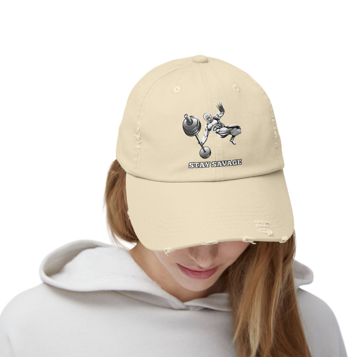 MAC JUMP WHITE /STAY SAVAGE CAP