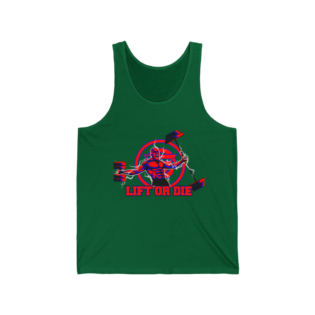 CG SPARTAN RED BLUE/LIFT OR DIE