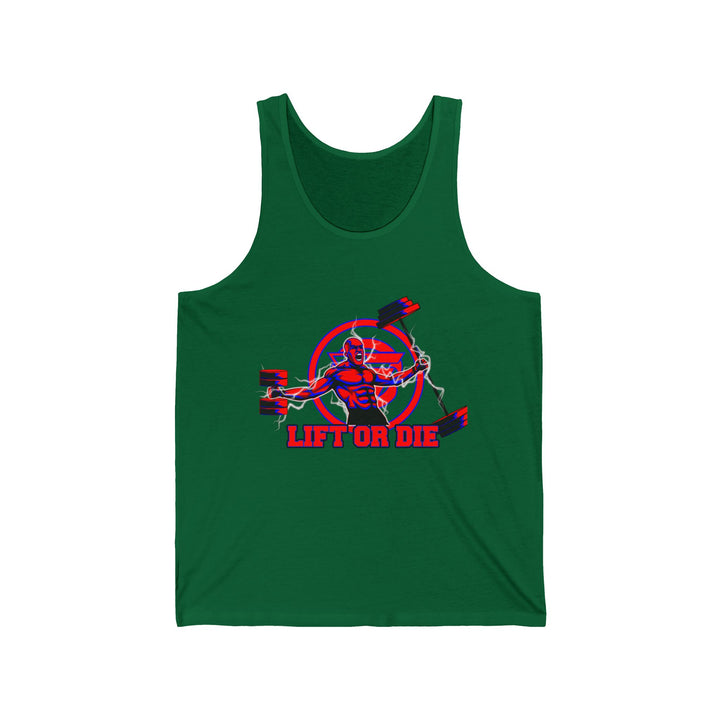 CG SPARTAN RED BLUE/LIFT OR DIE