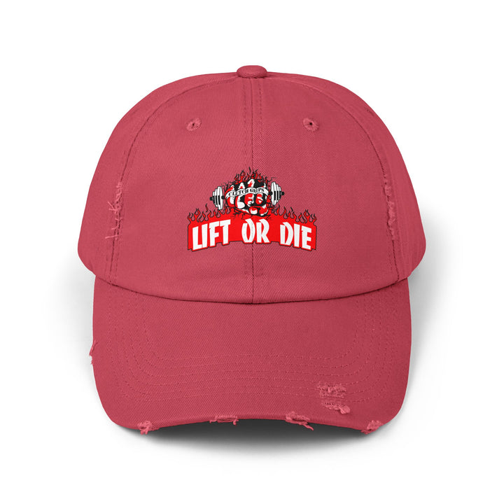 CG FIRE & FIST RED WHITE BLACK/LIFT OR DIE CAP