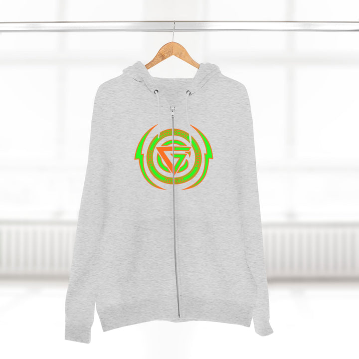 SPARTAN LIFT ORANGE GREEN  /LIFT HARDER ZIP UP