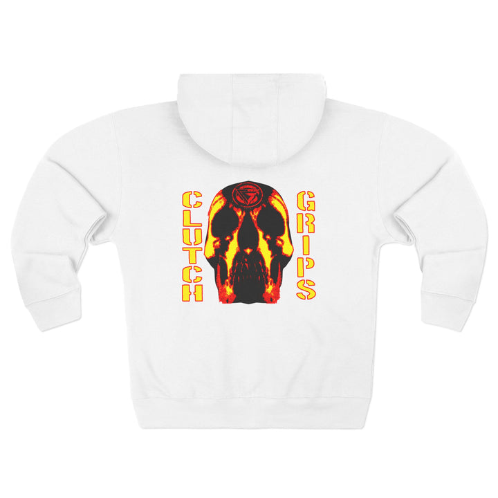 CG SKULLATOR RED GOLD /CLUTCH GRIPS ZIP UP