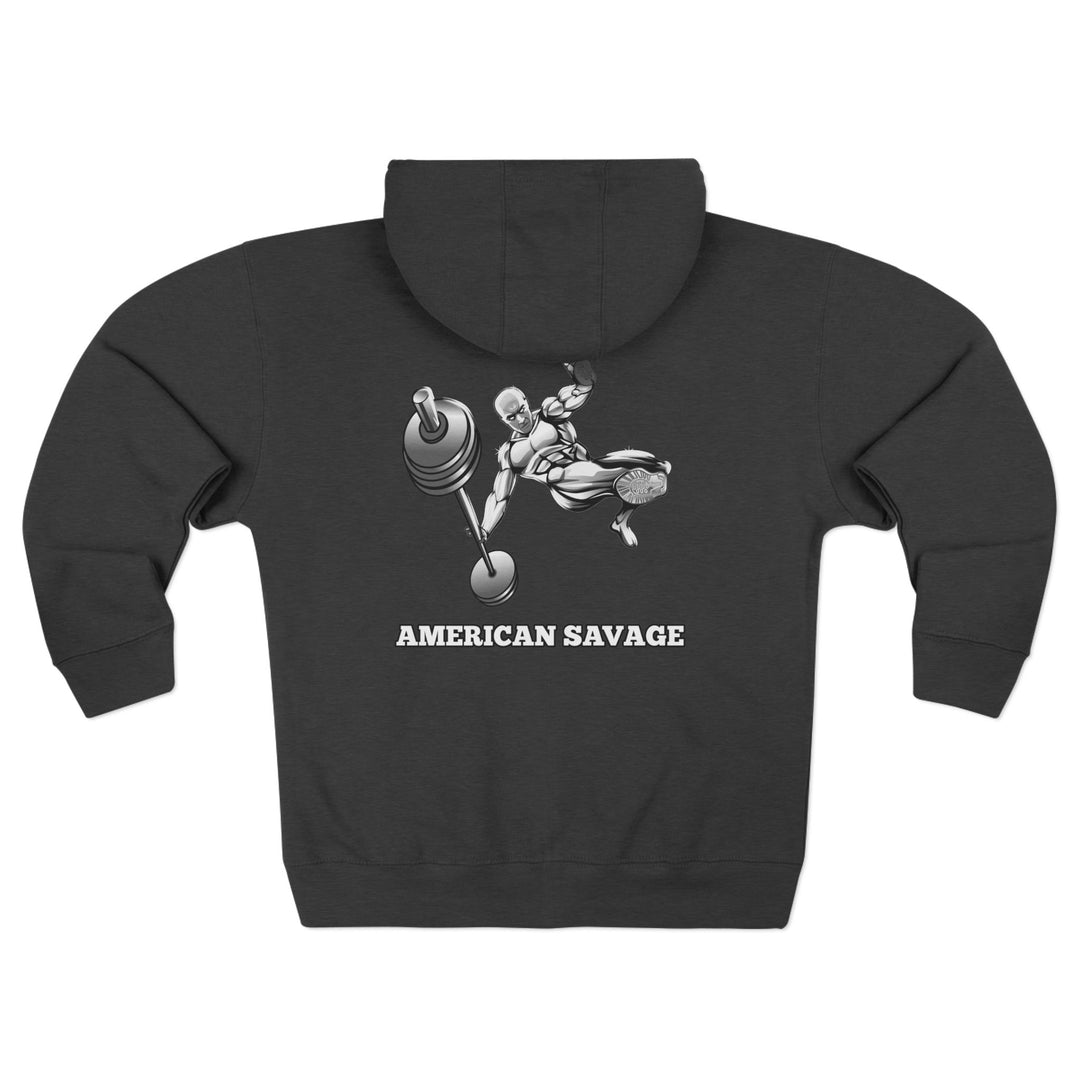 CG MAC JUMP WHITE /AMERICAN SAVAGE ZIP UP