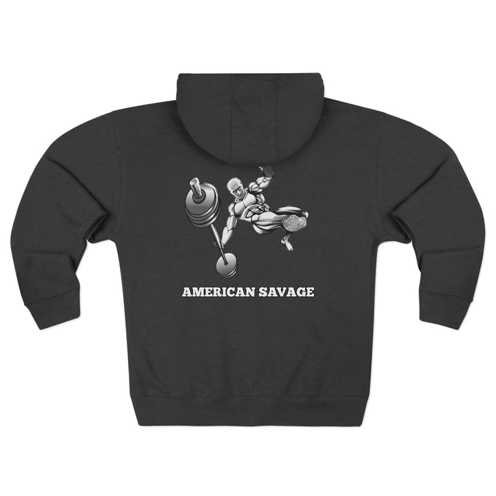 CG MAC JUMP WHITE /AMERICAN SAVAGE ZIP UP