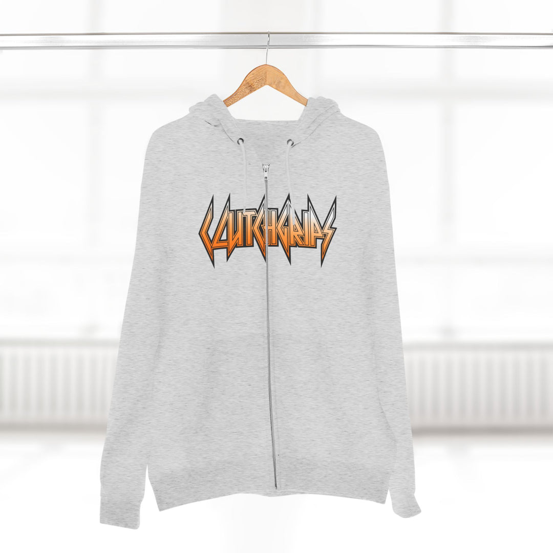 CG SKULLATOR SGL BELL DRAGON TIGER ORANGE WHITE  FADE /READY FOR WAR ZIP UP