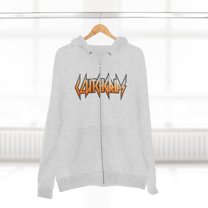 CG SKULLATOR SGL BELL DRAGON TIGER ORANGE WHITE  FADE /READY FOR WAR ZIP UP