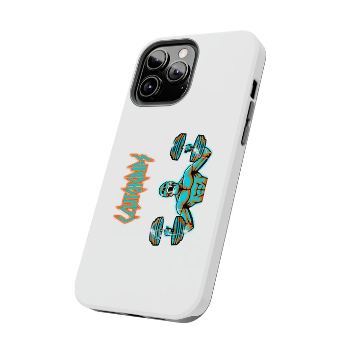 RIDE THE LIGHTNING MIAMI COLORS AQUA ORANGE PHONE CASE/CLUTCHGRIPS