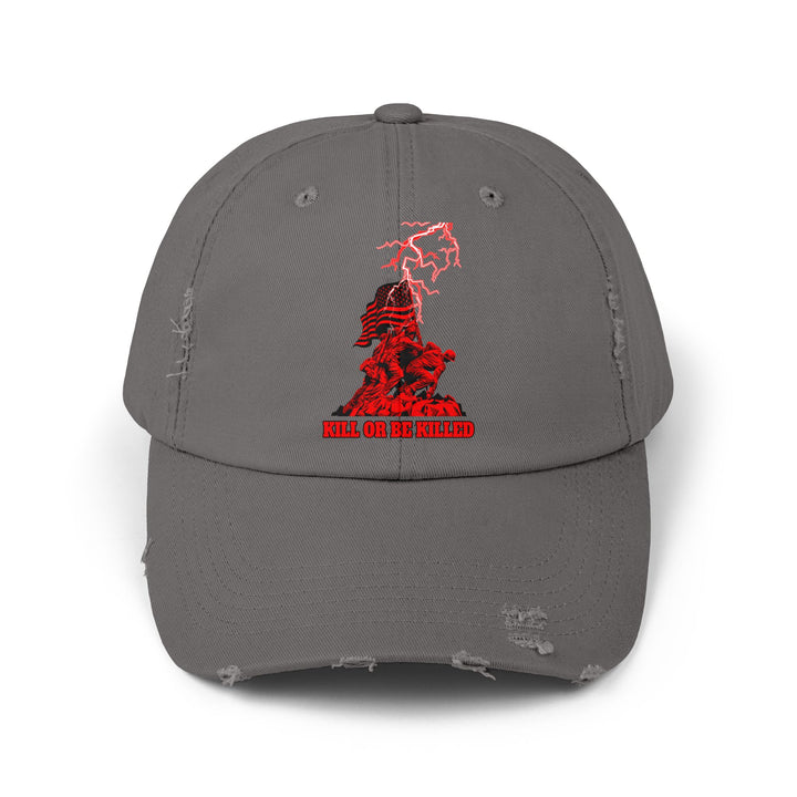 AMERICAN FREEDOM WARRIOR RED/KILL OR BE KILLED CAP