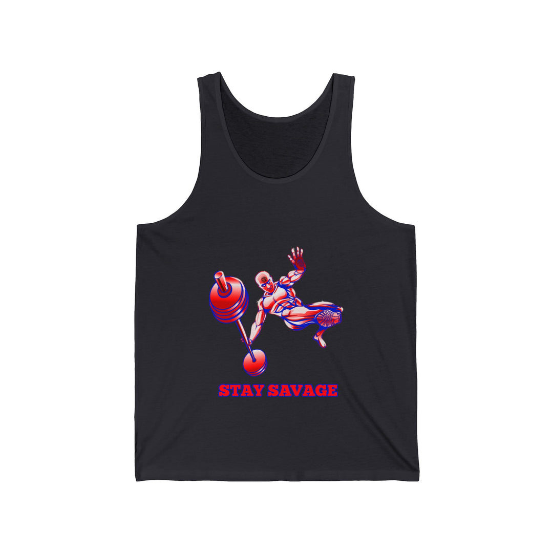 MAC-JUMP RED WHITE BLUE TANK/ STAY SAVAGE