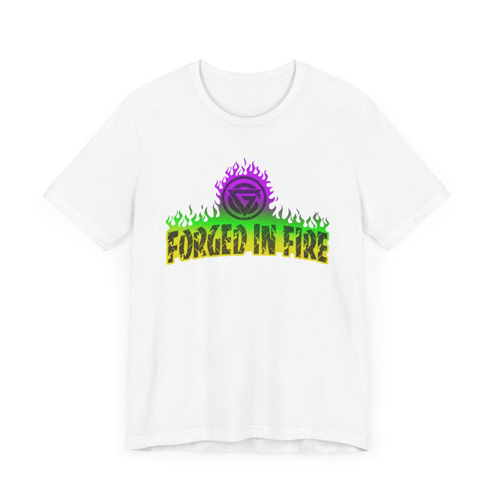 FORGED IN FIRE YELLOW GREEN PURPLE /DIAMOND PLATE STYLE