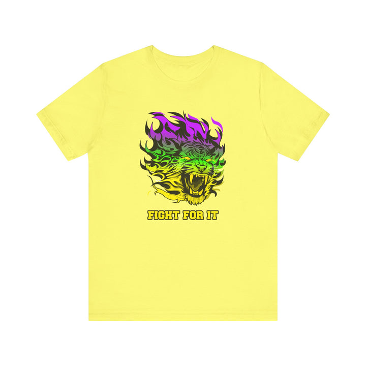 TIGER FLAME YELLOW GREEN PURPLE /FIGHT FOR IT