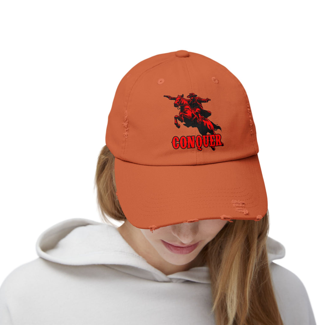 CG COWBOY REBEL RED/CONQUER CAP