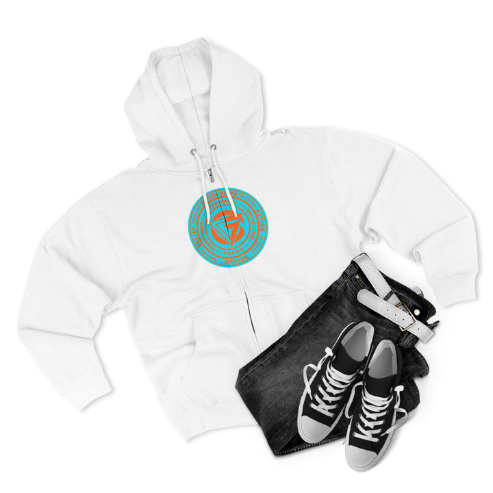 CG BIG MAC CHIEF AQUA ORANGE/CONQUER ZIP UP