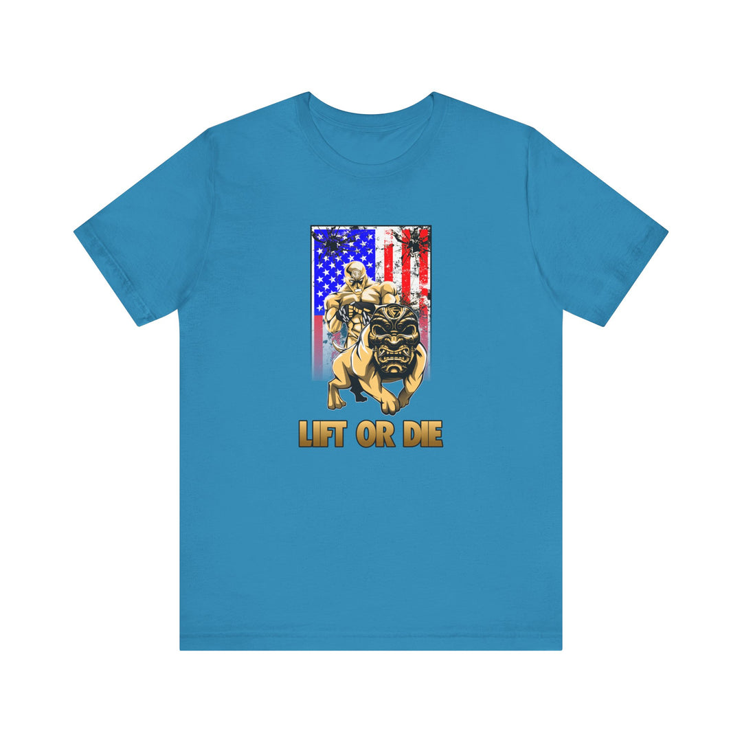ANGRY DOG SAND AMERICAN FLAG/LIFT OR DIE