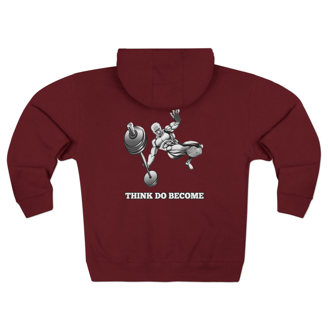 CG MAC JUMP WHITE /THINK DO BECOME ZIP UP