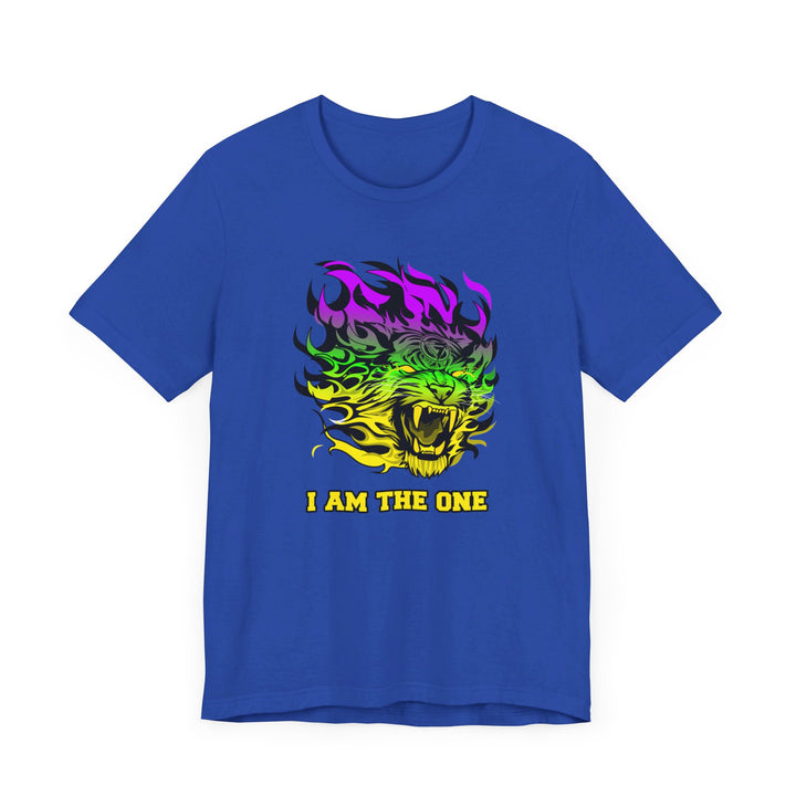 TIGER FLAME YELLOW GREEN PURPLE FADE/I AM THE ONE