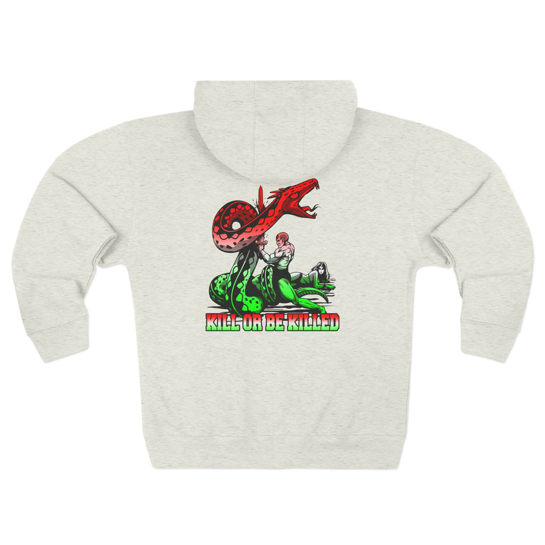 CG SERPENT SLAYER RED WHITE GREEN FADE /KILL OR BE KILLED ZIP UP