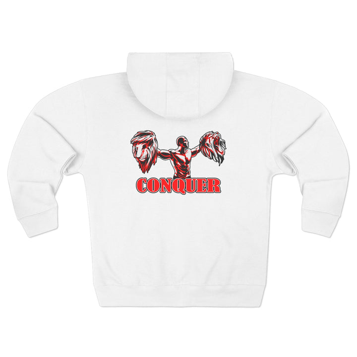 CG BEAST MASTER RED WHITE/CONQUER ZIP UP