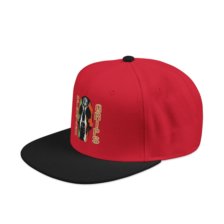 RED WHITE GREEN SKULLATOR Snapback (Embroidery)