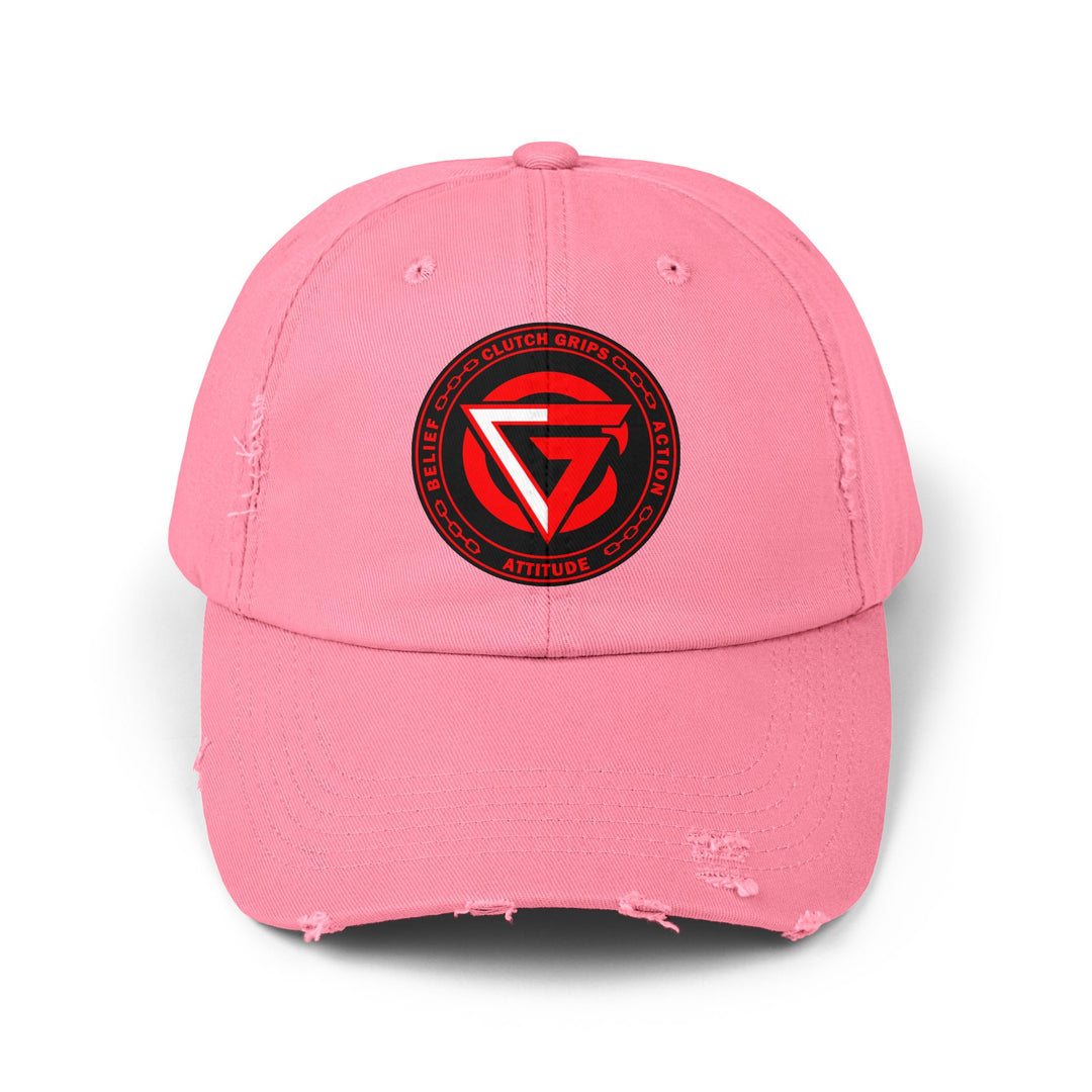CG LOGO RED WHITE BLACK CAP