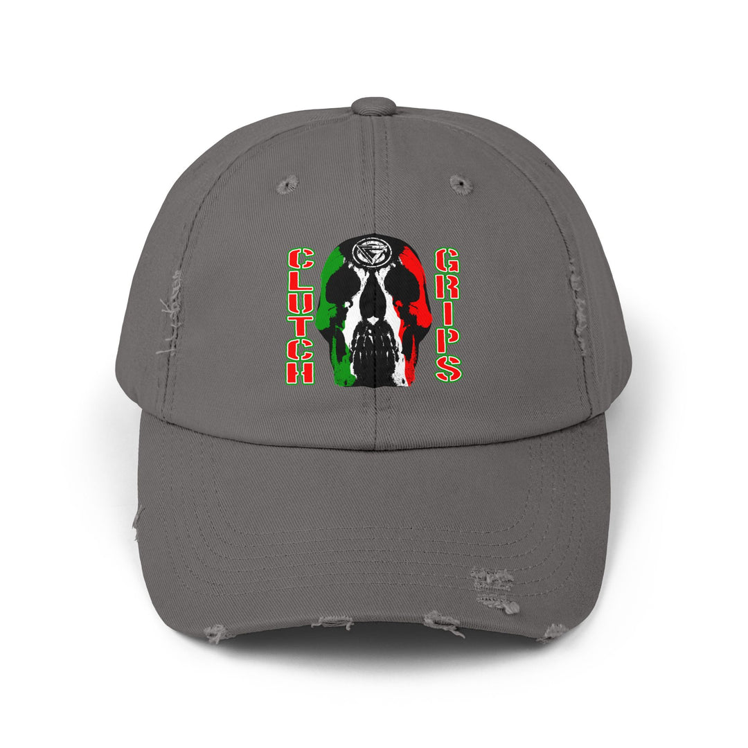 CG SKULL RED WHITE GREEN CAP